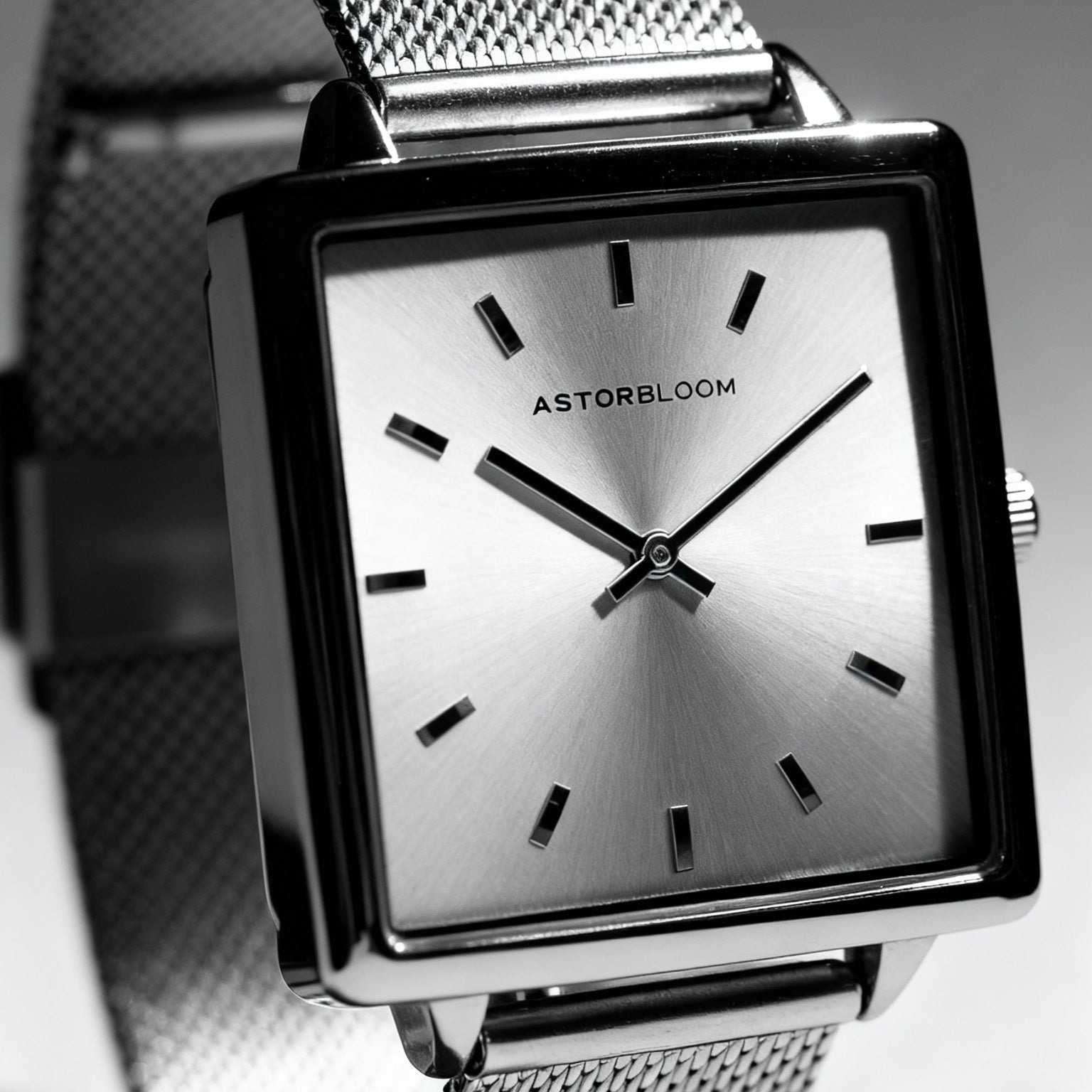 Quadratische Armbanduhr - Astorbloom Elegance