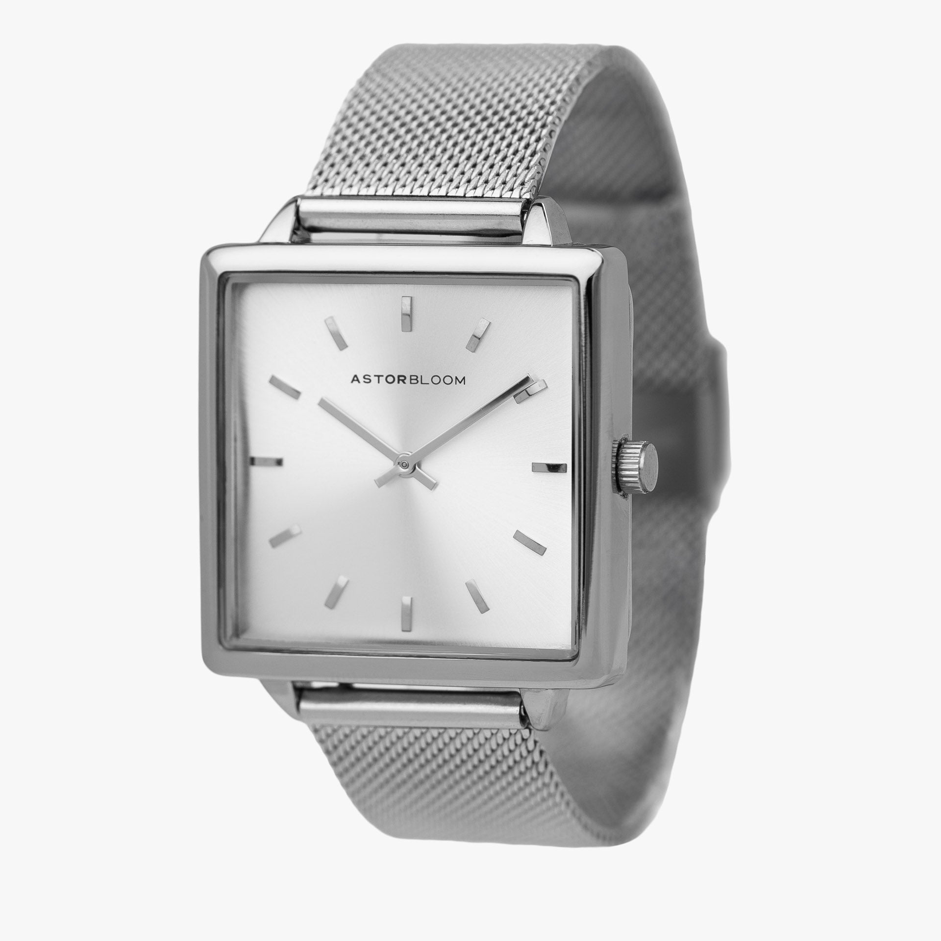 Quadratische Armbanduhr - Astorbloom Elegance