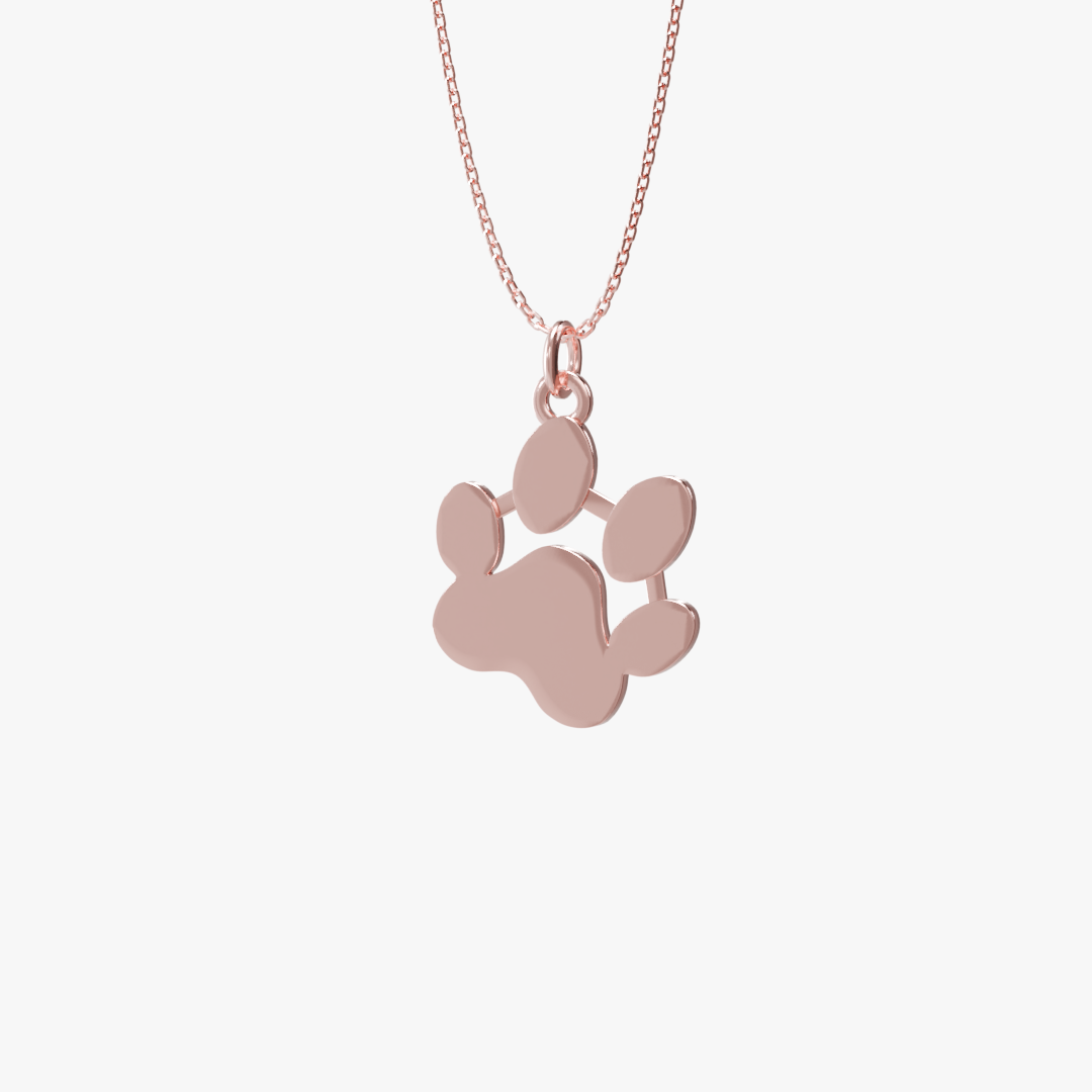 Pfoten-Anhänger Halskette