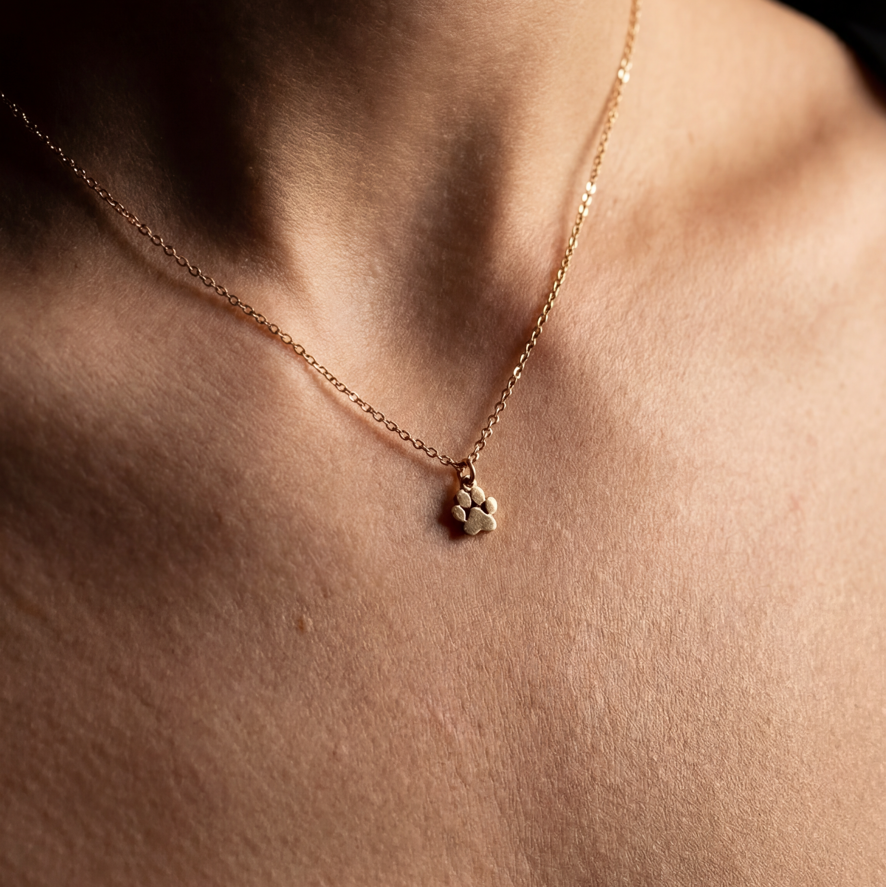 Pfoten-Anhänger Halskette